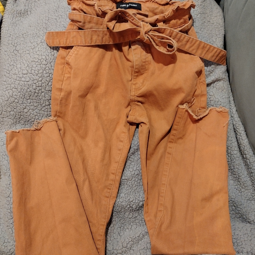 Fire and rain high waisted jeans